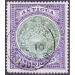 ANTIGUA STAMPS :1903 2/- Grey Green and Pale Violet,