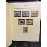 STAMPS : FISH CORAL and SHELLS in mint sets and minisheets