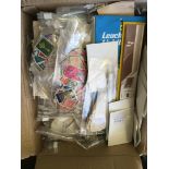 STAMPS : Box of loose World stamps mainly off paper in bags,