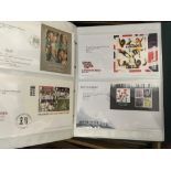 STAMPS : Glory box of mixed albums, including GB face value,