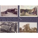 POSTCARDS : KENT, album of old topographical postcards, various locations from Kennington,