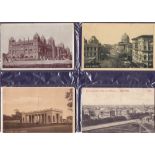 POSTCARDS : INDIA, large collection of postcards in album,