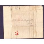 GREAT BRITAIN POSTAL HISTORY : Collection of 13 pre-stamp and pre-paid entires various postal