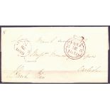 GREAT BRITAIN POSTAL HISTORY : 1819 entire sent from London to Carlisle,