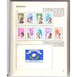 ROMANIA STAMPS : 1964 to 1974 mint collection in small printed album,