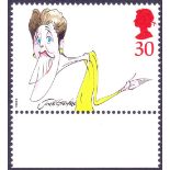 GREAT BRITAIN STAMPS : ERROR 1998 Comedians JOYCE GRENFELL error 30p for 37p,