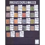 LUXEMBOURG STAMPS : Mint & used ex-dealers stock neatly displayed & all identified on stock pages