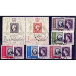 LUXEMBOURG STAMPS :1952 Anniversary set used,