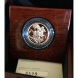 COINS : 2016 PROOF GOLD Sovereign cased and boxed with certificate,