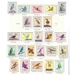 STAMPS : BIRDS, 1951 complete set of 24 Angola birds issue, SG 458-81.