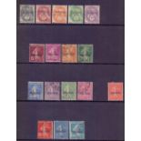 ANDORRA STAMPS : 1931 various French issues, mostly Sowers, overprinted,