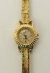 Ladies Rolex Wristwatch with 18 Carat Gold Mounted Case and 18 Carat Gold Strap Working Order