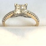 Diamond Set Ladies Ring Mounted on 18 Carat Gold