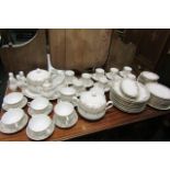 Irish Fine Bone Porcelain Part Dinner Service As Photographed