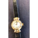 9 Carat Gold Cased Omega Ladies Cocktail Watch