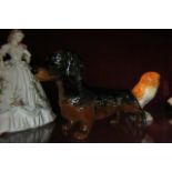 Royal Beswick Fine Porcelain Figure of Dachshund