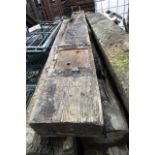 Vintage Railway Sleeper Each 10 Inches Wide Please Note: Buyer of this Lot has First Option on the