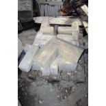 Three Large Form Cut Quartz Blocks