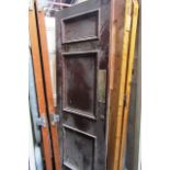 Solid Mahogany Door with Glass Plate of Catering Interest Approx 36 Inches Wide x 80 Inches High