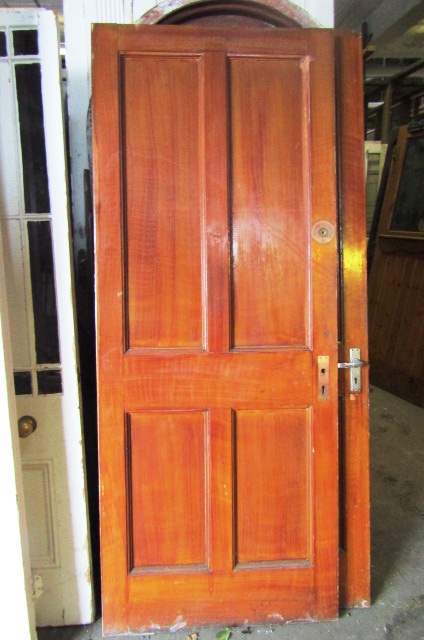 Interior Pine Panel Door Approx 32 Inches Wide x 80 Inches High