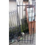 Antique Cast Iron Side Gate Approx 31 Inches Wide x 78 Inches High