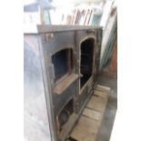 Antique Stove of Good Size with Back Boiler Approx 43 Inches Wide x 34 Inches High