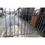 Cast Iron Railing Approx 54 Inches Wide x 46 Inches High Please Note: Buyer of this Lot has First