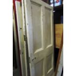 Internal Panelled Door with Stepped Recessed Panels Approx 35 Inches Wide x 81 Inches High