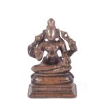 A SMALL FIGURE OF A HINDU GODDESS, POSSIBLY LAKSHMI, TAMIL NADU, SOUTH INDIA, 18TH/19TH CENTURY