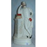 A Staffordshire flatback figure: William Shakespeare