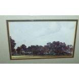 Francis Russell Flint: Wooded landscape, watercolour, signed