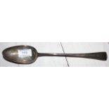 A late Georgian silver basting spoon, Old English pattern, London 1834, 4 oz.