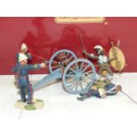 Zulu War:- Royal Artillery 7lb Gun and Crew set 2