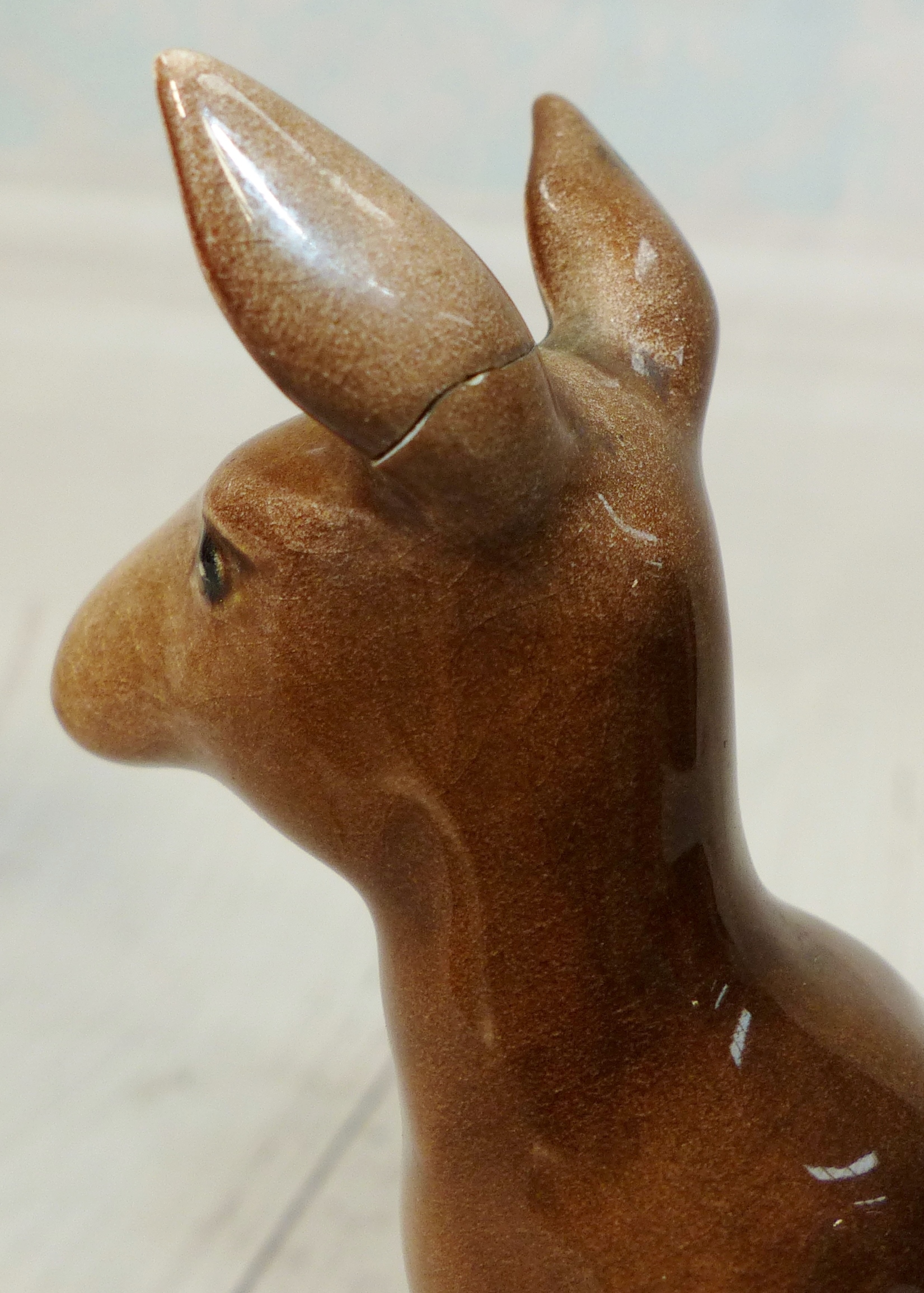 A Beswick pottery figure of a Kangaroo 6'' high (ear broken and reattached) - Image 2 of 3