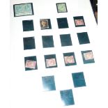 A GB 1840 1d black, other GB issues and a collection of stamps to include FDC's