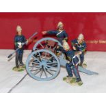 Zulu War:- Royal Artillery 7lb Gun and Crew set 1 20086