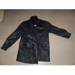 A mens leather coat