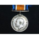 A WW1 silver war medal to 20347 Pte. G. Hodson Royal North Lancashire Regiment - Killed in Action