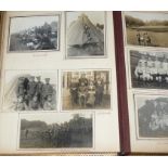 WW1 - album of photographs of an officer of the Kings Own Yorkshire Light Infantry including