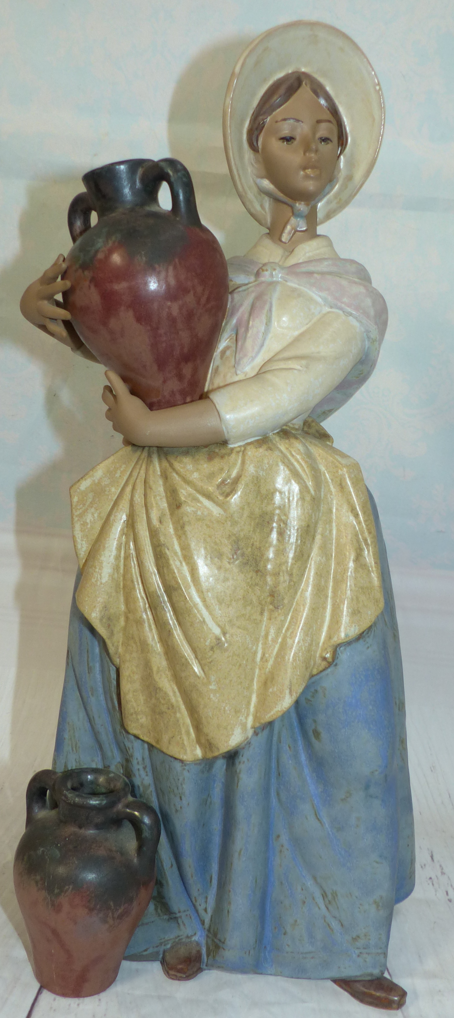 A Lladro figure - Young Woman with Water Carriers height 15''