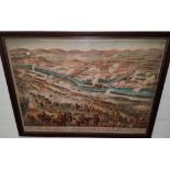 Bacons South Africa battle picture number 5 Battle of the Modder River November 1899 framed and