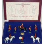 W. Britain Limited Edition:- Royal Scots Dragoon Guards (8 piece set)
