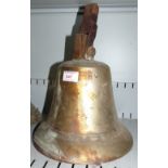 A large brass ship's bell height 111/2''