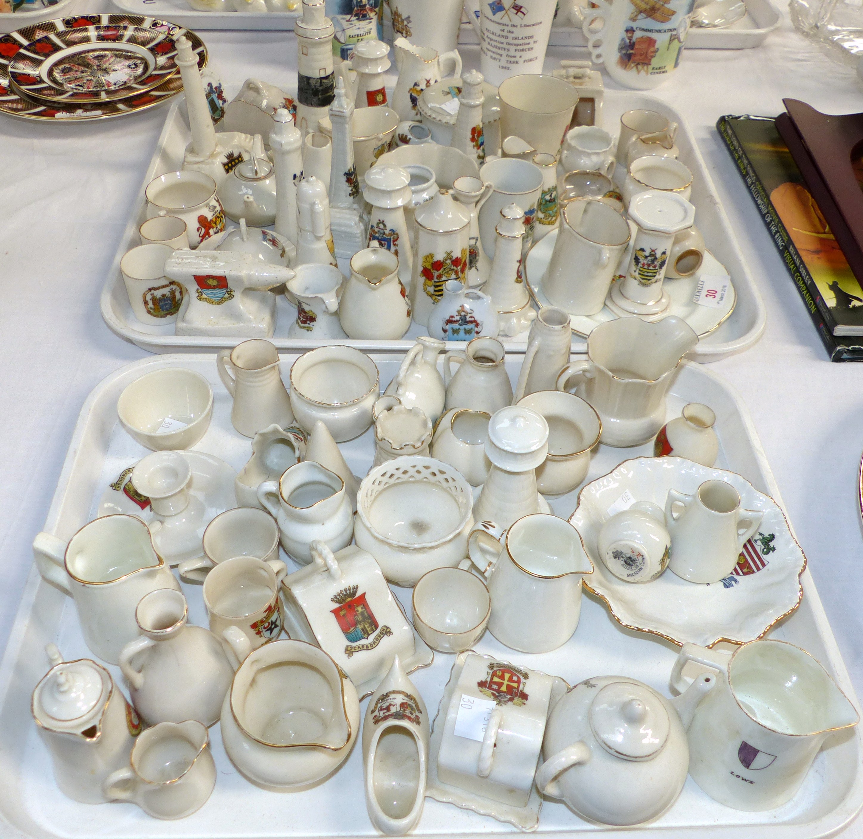 A collection of approx 80 pieces of crested china