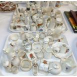 A collection of approx 80 pieces of crested china