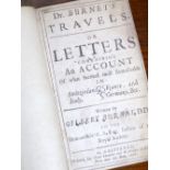 BURNET (G) - Dr Burnet's Travels Amsterdam 1687 and 2 others