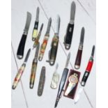 A selection of penknives (14)