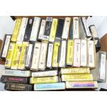 A selection of various rock 8-track tapes