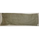 A pair of German battle dress khaki trousers by Mollenkamp and Goecke