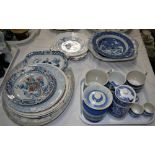 Two items of T G Green Cornish kitchenware; blue & white ware; etc